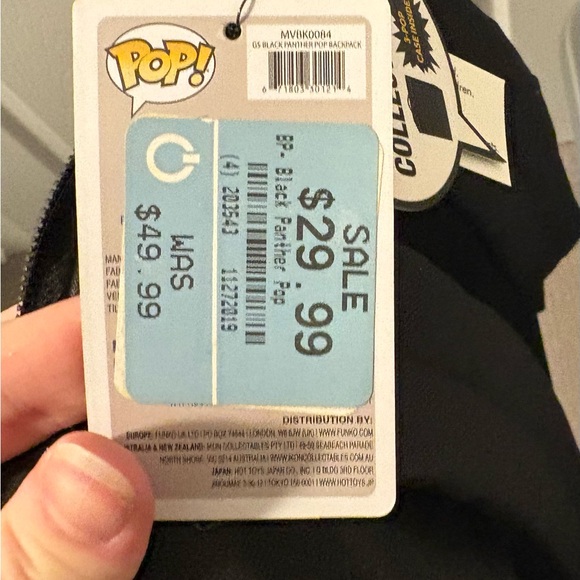 Pop Black Backpack with Yellow Accents - Picture 4 of 4